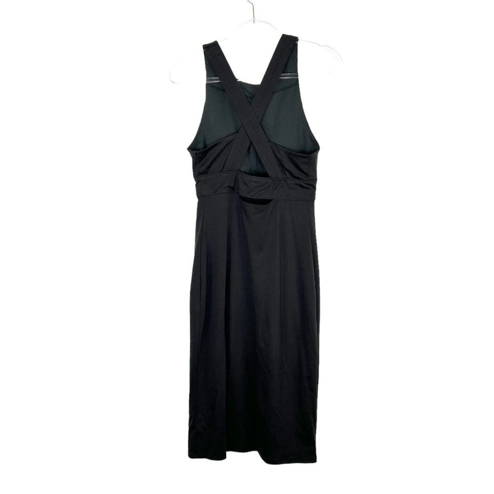 Athleta Deep Breath Bralette Dress Womens Size Small Black Olive - Picture 3 of 11